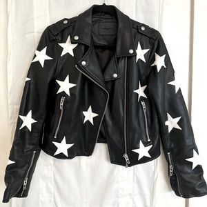 BLANK NYC Star Leather Jacket - S
